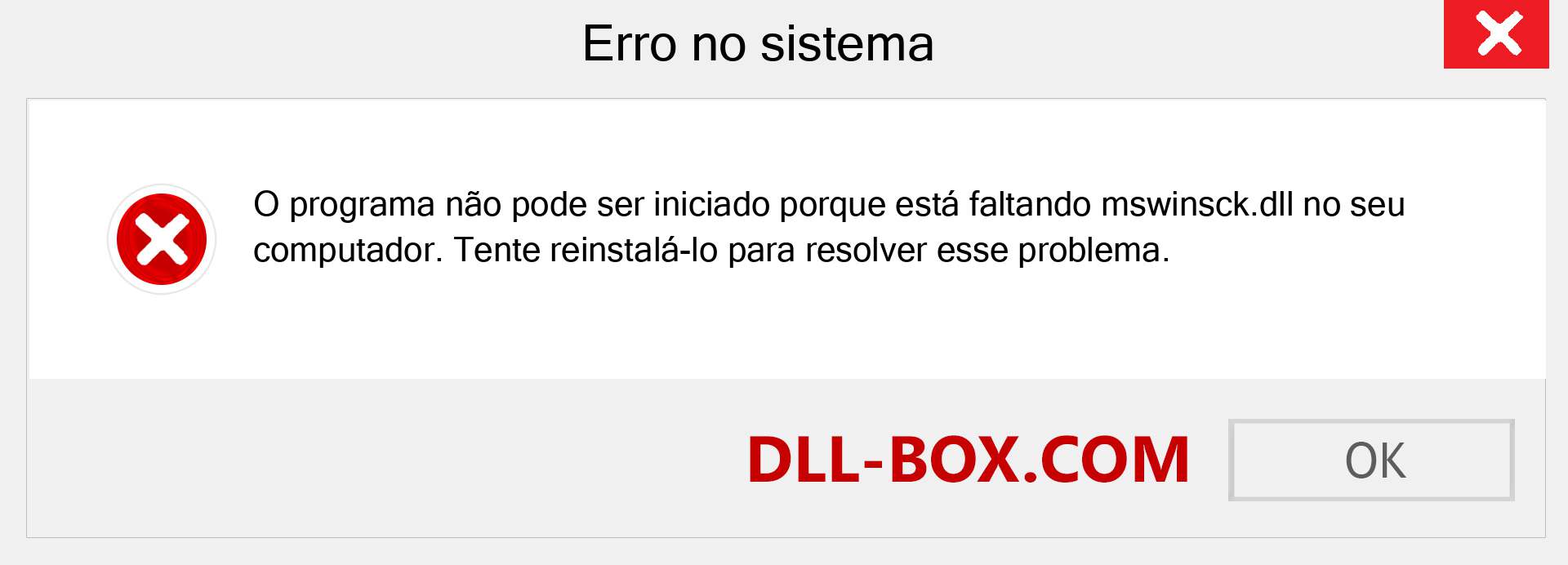 Arquivo mswinsck.dll ausente ?. Download para Windows 7, 8, 10 - Correção de erro ausente mswinsck dll no Windows, fotos, imagens